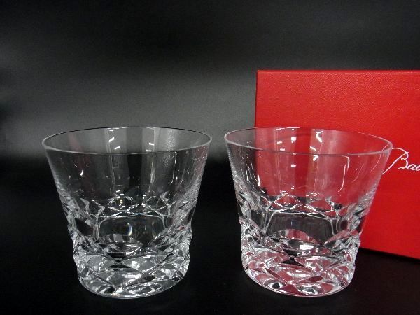 1円■新品■未使用■ Baccarat バカラ ブラーヴァ イヤータンブラー 2020年 クリスタルガラス ロックグラス 食器 2客セット クリア CB1568_画像1