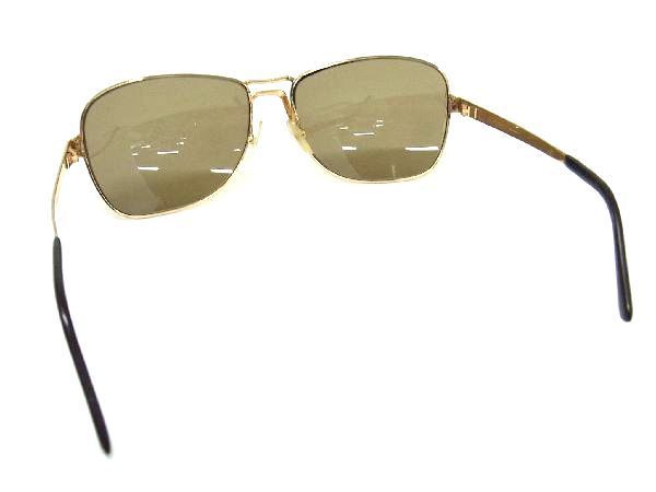 1円 ■希少■ sol amor ソルアモール ヴィンテージ フランス製 サングラス メガネ 眼鏡 メンズ レディース ゴールド系 CD0782_画像2