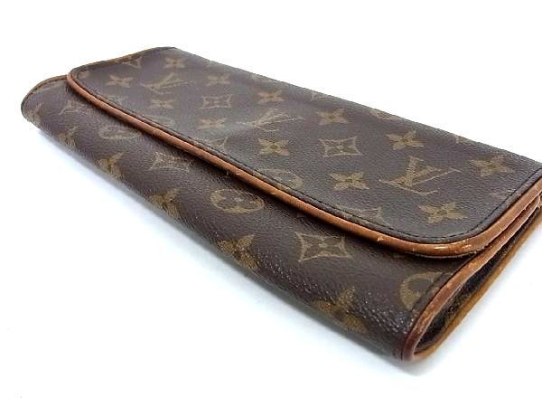 1円 LOUIS VUITTON ルイヴィトン M51852 モノグラム ポシェットツインGM ショルダー クラッチバッグ セカンドバッグ ブラウン系 BG5987_画像3