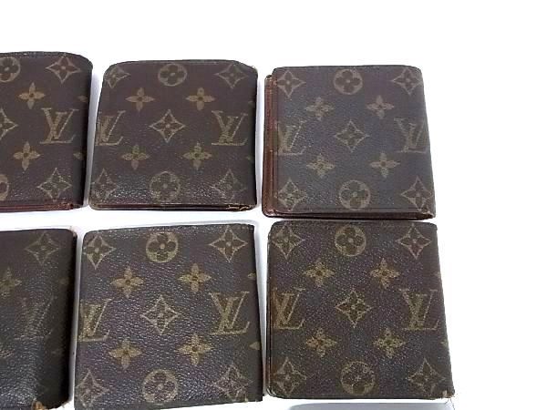 1円 LOUIS VUITTON ルイヴィトン M61665 モノグラム 二つ折り 財布 ウォレット 小銭入れ 札入れ 9点セット まとめ売り DA5852_画像3