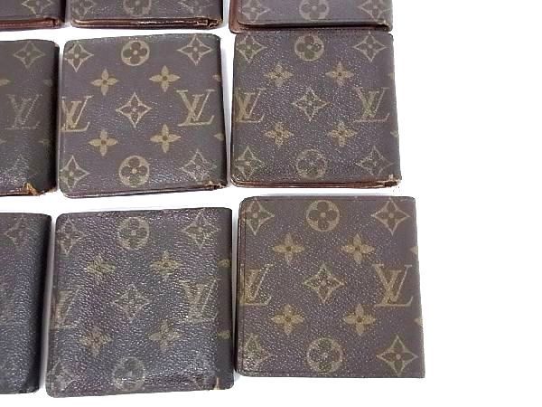 1円 LOUIS VUITTON ルイヴィトン M61665 モノグラム 二つ折り 財布 ウォレット 小銭入れ 札入れ 9点セット まとめ売り DA5852_画像5