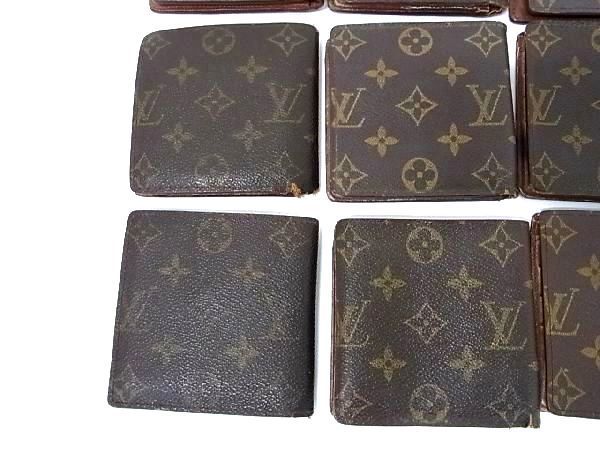 1円 LOUIS VUITTON ルイヴィトン M61665 モノグラム 二つ折り 財布 ウォレット 小銭入れ 札入れ 9点セット まとめ売り DA5852_画像4