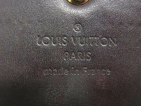 1円■美品■ LOUIS VUITTON ルイヴィトン M93524 モノグラムヴェルニ ポルトフォイユ サラ 二つ折り 長財布 ウォレット ボルドー系 AU5302_画像6