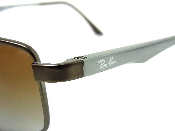 1円 ■極美品■ Ray-Ban レイバン RB3498 029/T5 偏光レンズ サングラス メガネ 眼鏡 メンズ レディース ブラウン系 AT5947_画像3
