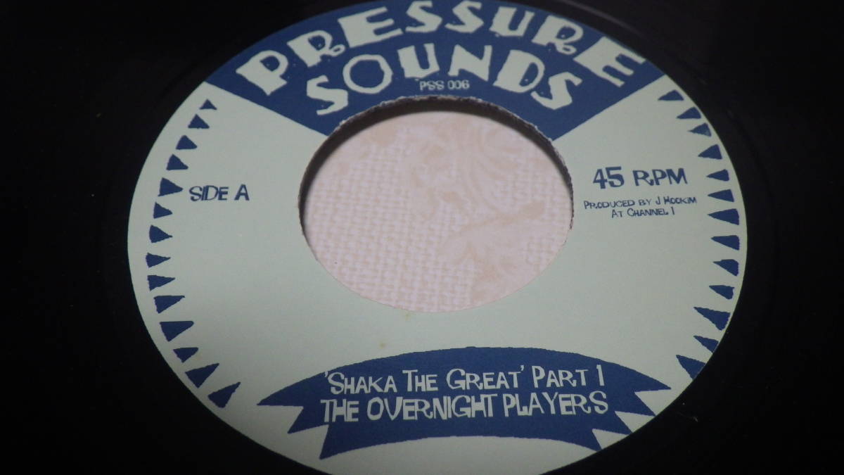 7inch reissue The Overnight Players Shaka The great Pressure Sounds ex reggae レゲエ roots ルーツ vintage レコード dub ダブ 再発_画像1