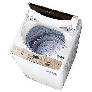 シャープSHARP全自動洗濯機、6.0L美品。_画像3