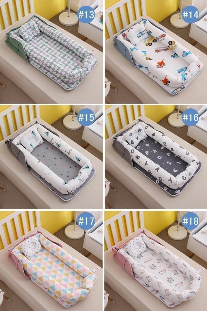  младенец bed in bed детская кроватка подушка имеется складной портативный детская кроватка ... портативный празднование рождения "дышит" стирка возможность 0-24 месяцев 