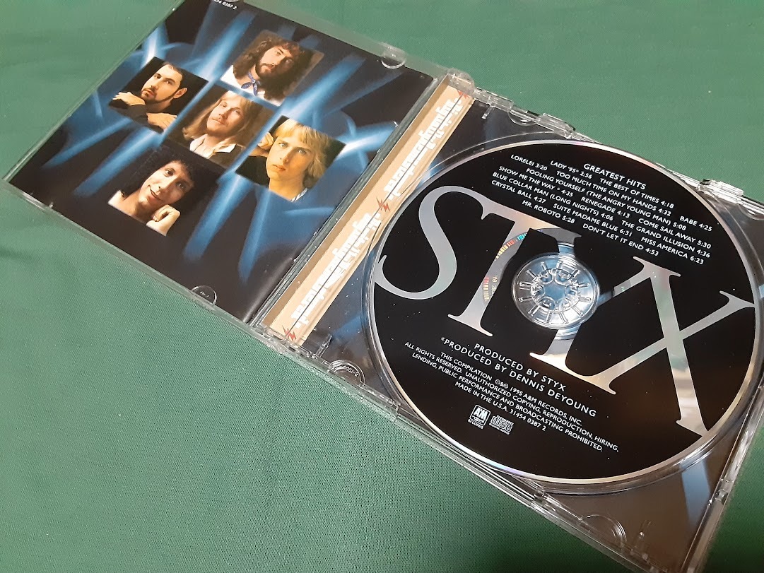 STYX　スティクス◆『GREATEST HITS』輸入盤CDユーズド品_画像2