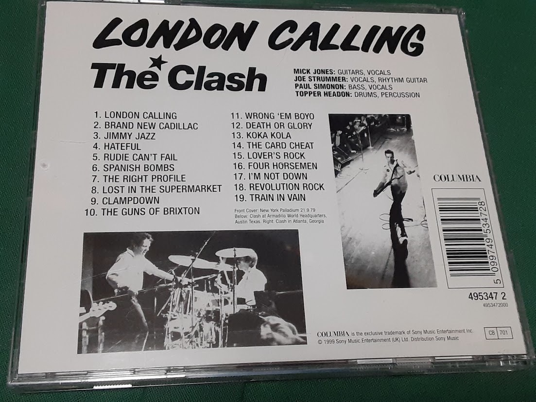 CLASH,THE ... *   Clash  ◆『LONDON CALLING』 импортная пластинка  CD... товар 