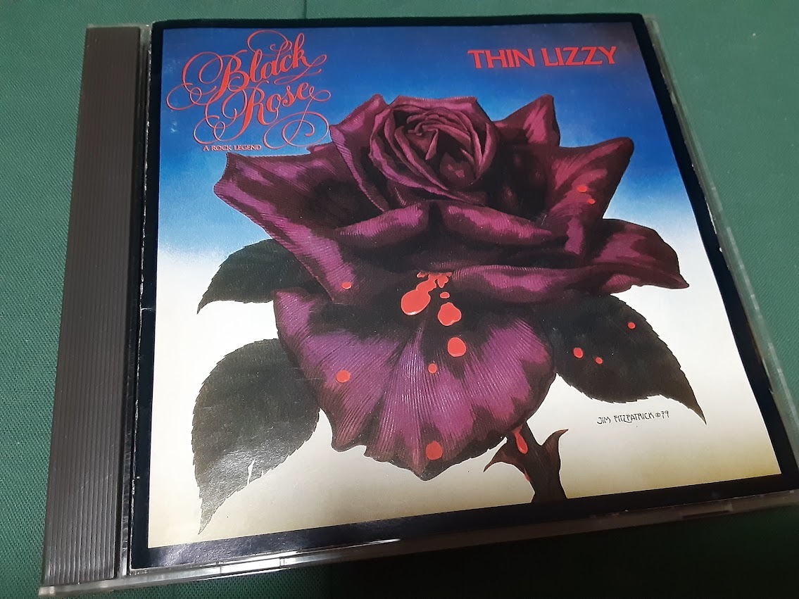 THIN LIZZYsin* Rige .*[ black * rose ] Japanese record CD used goods 