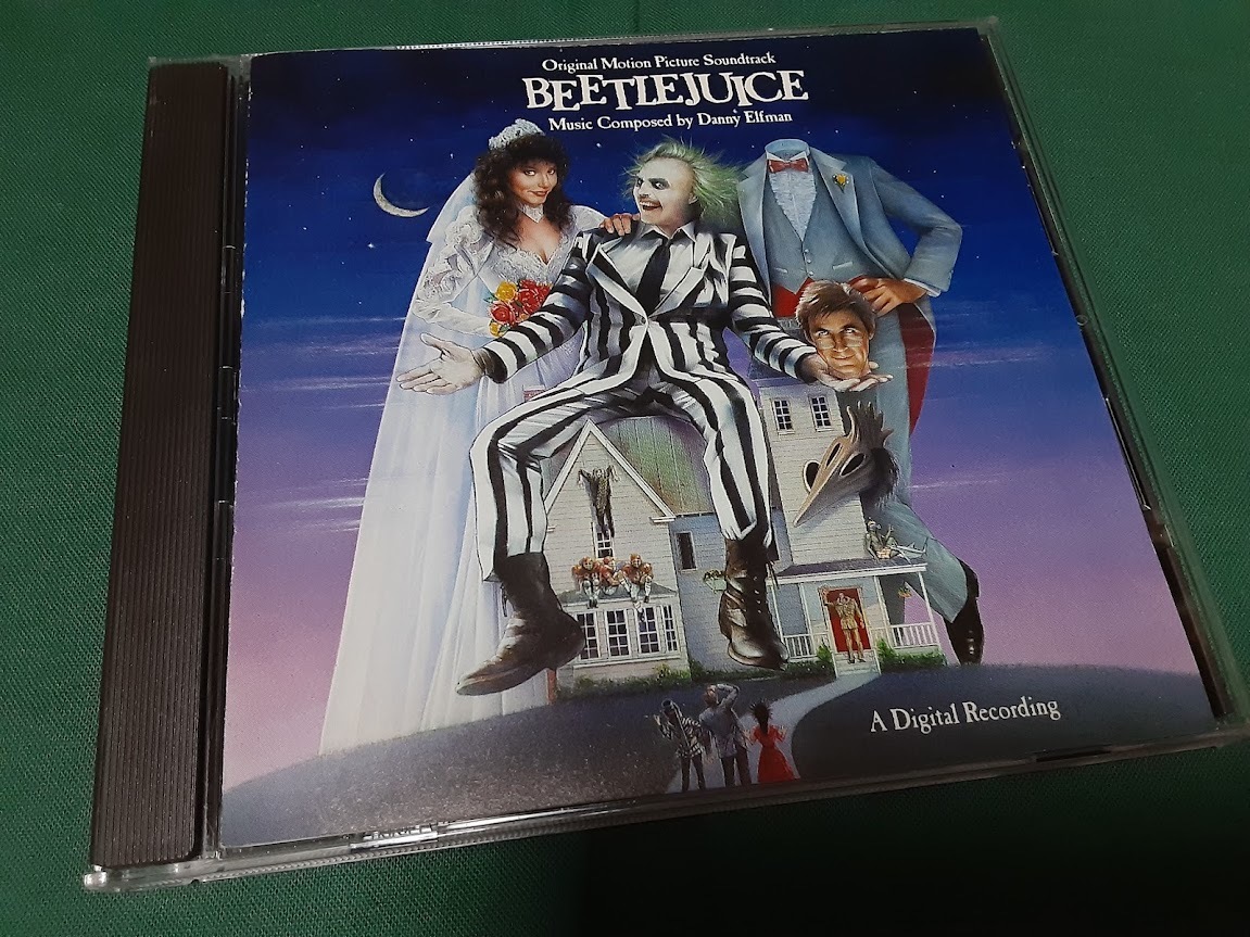 サントラ DANNY ELFMAN ダニー・エルフマン◆『ビートルジュース　BEETLEJICE』日本盤CDユーズド品_画像1