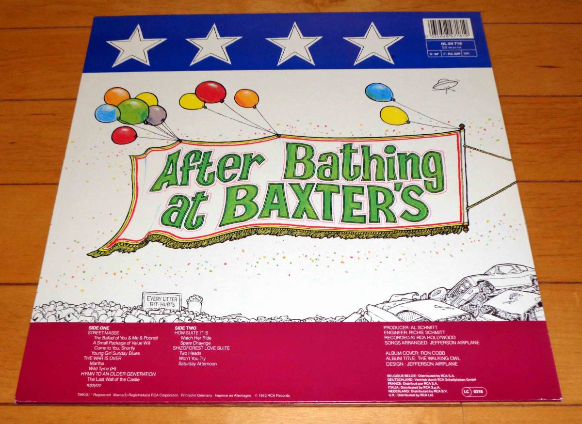 【極美品ドイツ盤】JEFFERSON AIRPLANE / AFTER BATHING AT BAXTER'S【レア】_画像2