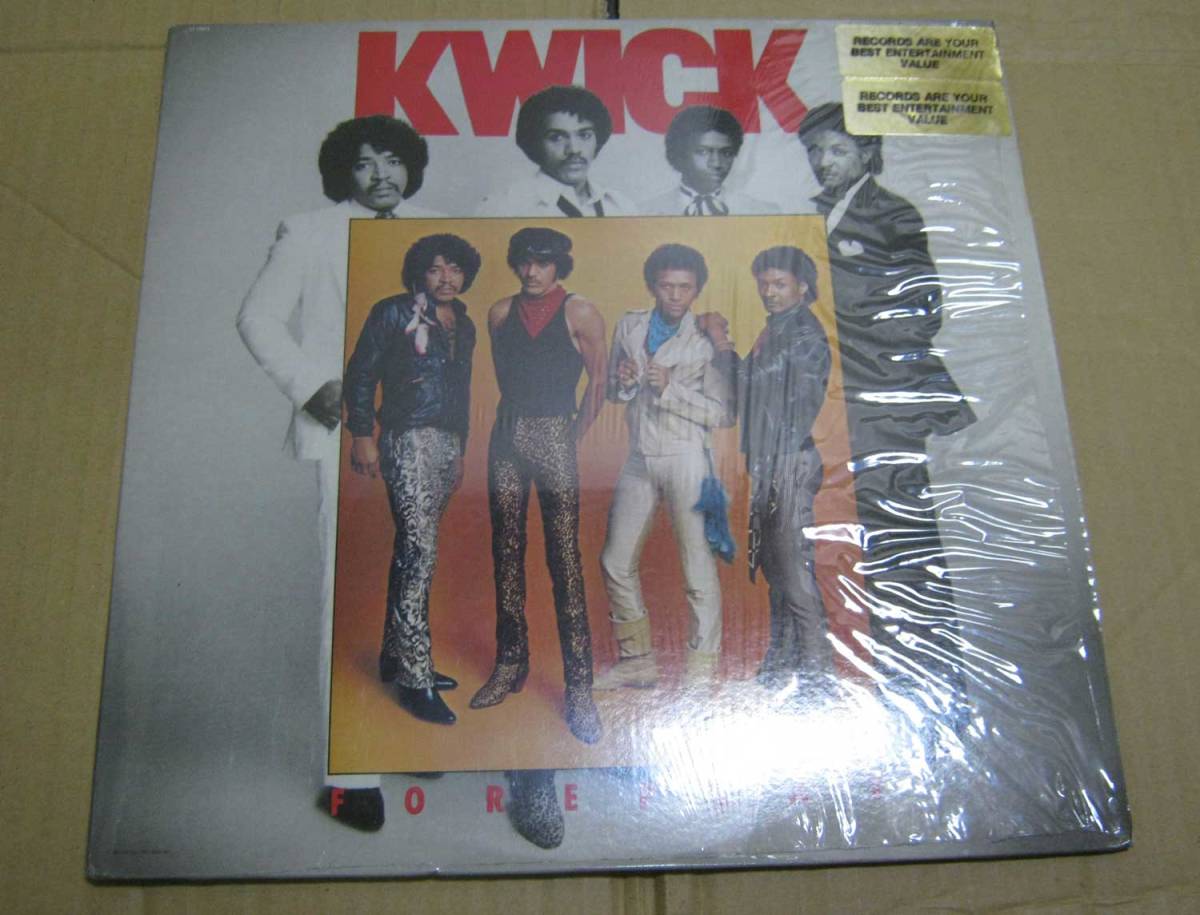 中古LPレコード　■ KWICK ■ FOREPLAY ■ CAPITOL ST-12313 ■ 80'S FUNK BOOGIE　レコード盤良好！！