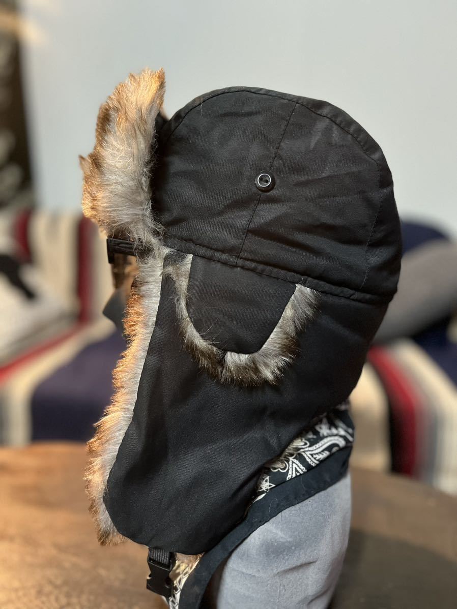 フライトキャップ ボンバーキャップ 黒 ヘルメット ショーティー フライトキャップ ボンバーキャップ 黒 ヘルメット ショーティー