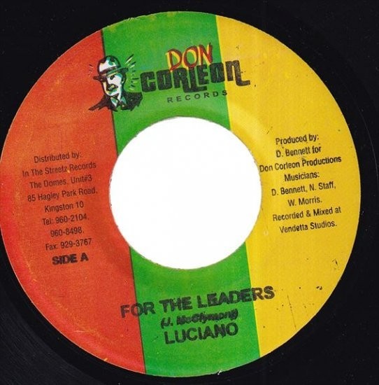 [Drop Leaf Riddim] Luciano - For The Leaders U0312の画像1