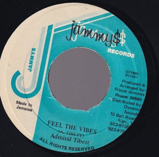 [Keep On Moving Riddim] Admiral Tibet - Feel The Vibes H0573_画像1