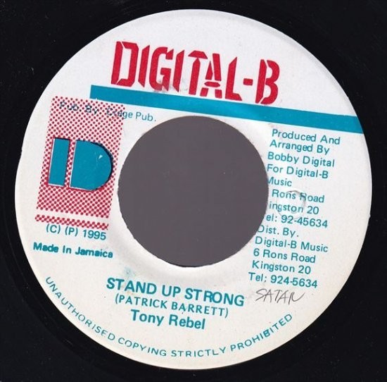 [Satan Riddim] Tony Rebel - Stand Up Strong H0487_画像1