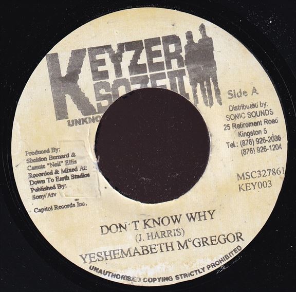 Yeshemabeth McGregor - Don't Know Why / Swade - If You're Not The One A0246_画像1