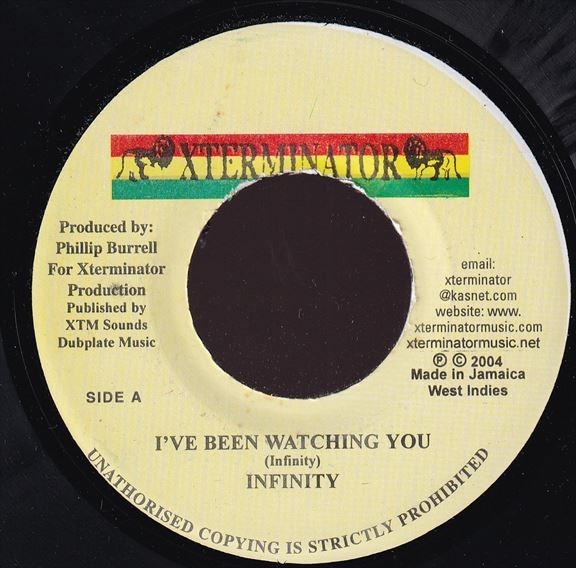 [Watching You Riddim] Infinity - I've Been Watching You A0154_画像1