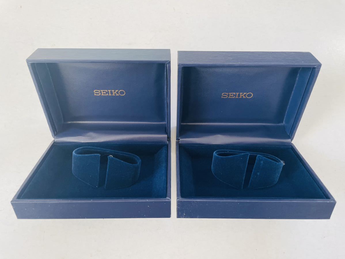 ☆1000円スタート☆　セイコー　純正化粧箱　紺　４個セット　　SEIKO　BOX_画像3