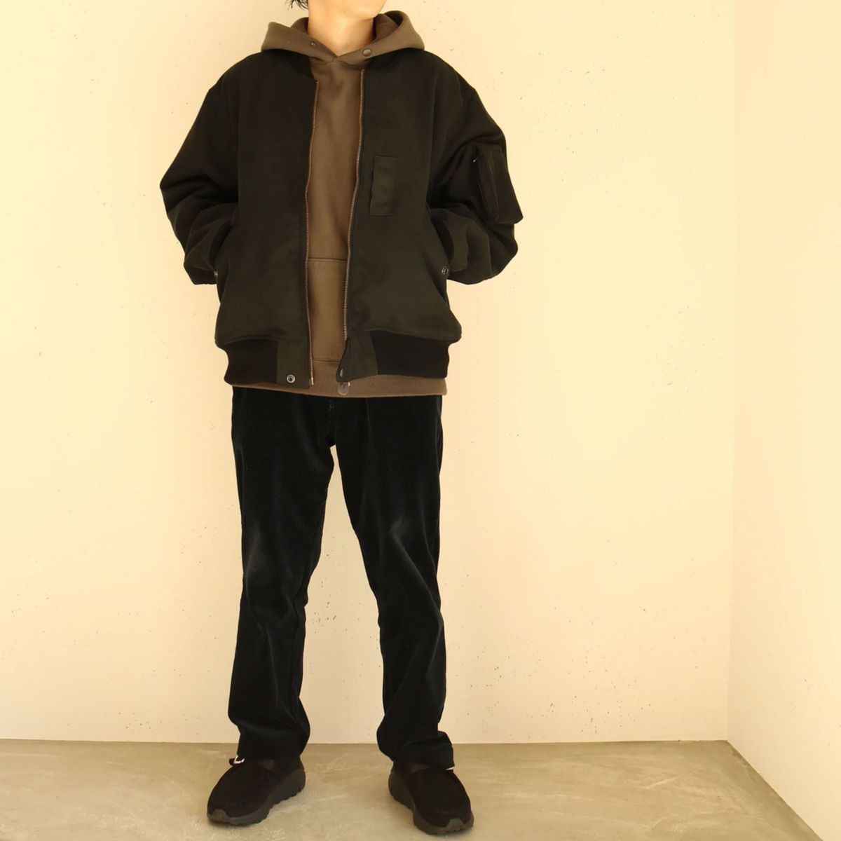 ＜PHIGVEL＞DOUBLE CLOTH FLIGHT JACKET    