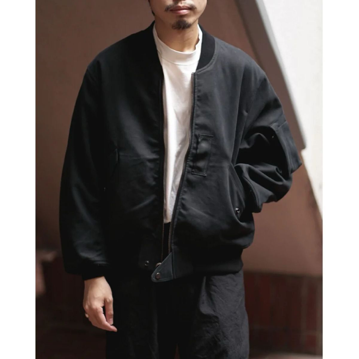 ＜PHIGVEL＞DOUBLE CLOTH FLIGHT JACKET    