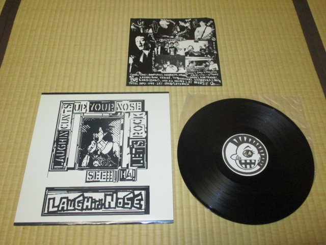 LAUGHIN' NOSE ラフィン・ノーズ LAUGHIN' CUNTS UP NOSE LP 聖者が街にやってくる CHARMY チャーミー 小山祐 PON ポン WANG TANG AKIO _画像2