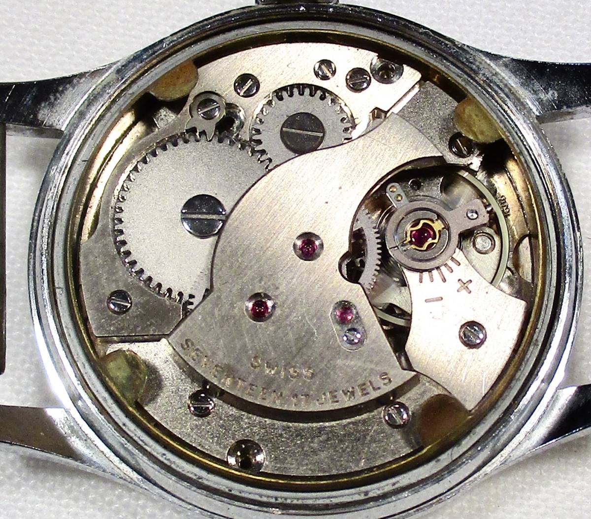 ☆ Cheminant 17石紳士用　英国腕時計　1950年頃　スイス製_画像5