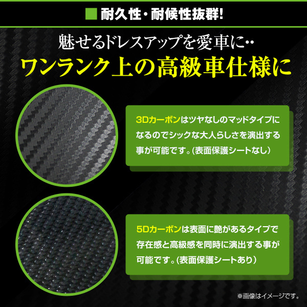 【送料無料】 ホンダ N-BOX/N BOX JF1/JF2 カーボンシール ピラー用 カッティングシート 3D 10枚セット ブラックカーボン 黒_画像3