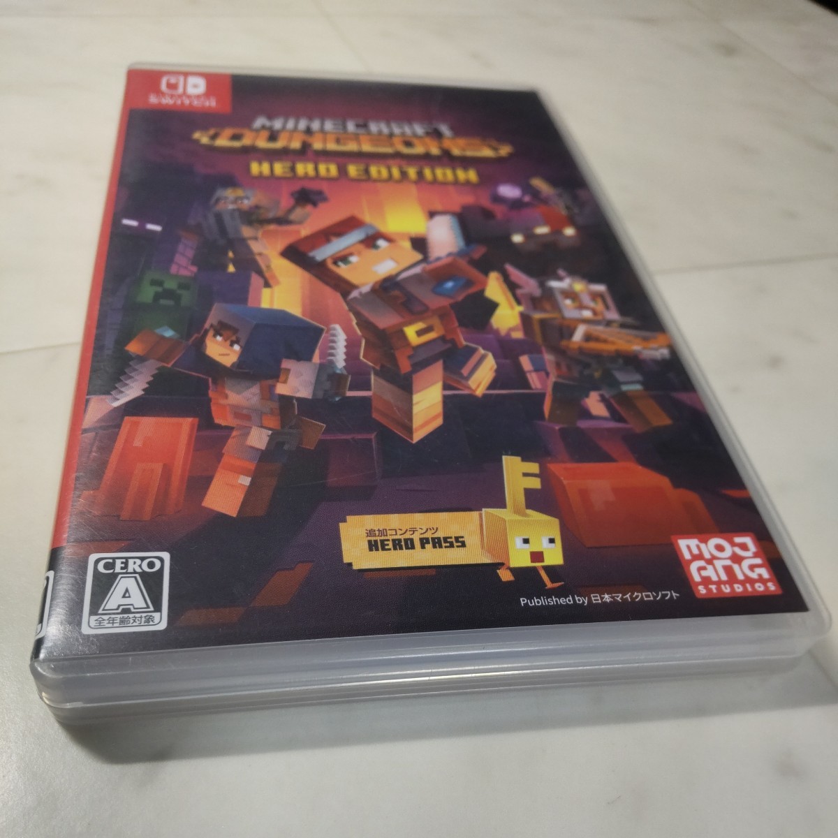 【Switch】 Minecraft Dungeons Hero Edition マインクラフトダンジョンズ 中古品_画像2