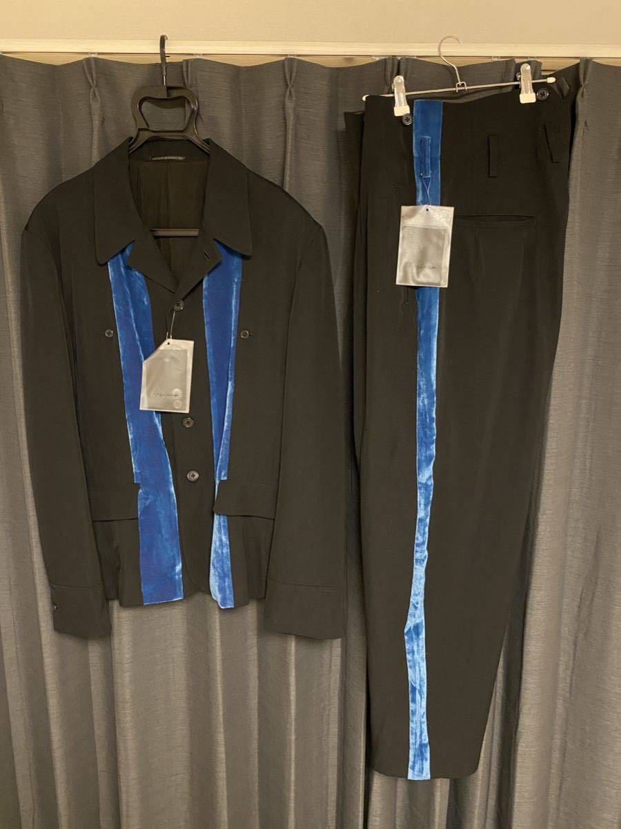 ヨウジヤマモトプールオム セットアップ 1997年春夏 yohji yamamoto pour homme 97SS パイル ベルベット ベロア