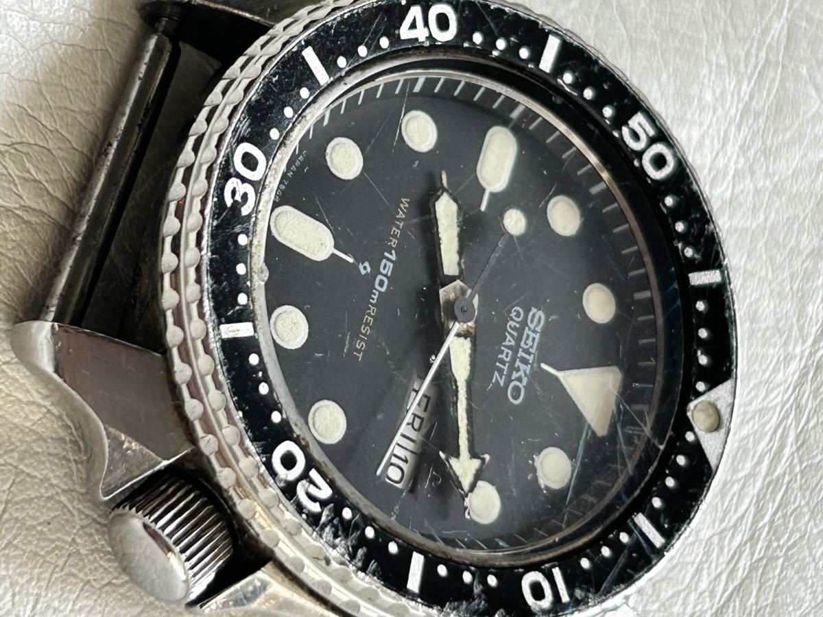 SEIKO セイコー 7548-7000ダイバー クオーツ不動品_画像7