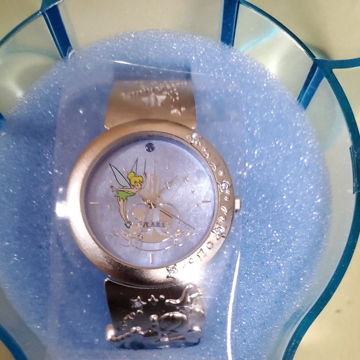 【未使用品】東京ディズニーランド 20周年記念 腕時計 ティンカーベル