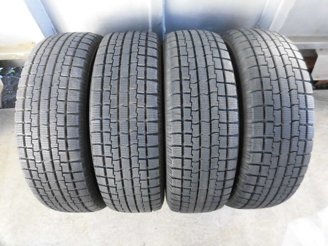 冬1091 イエローハットPB トーヨー ice FRONTAGE 185/70R14 88Q スタッドレス中古 4本 ♪ TOYO アイスフロンテージ_画像1