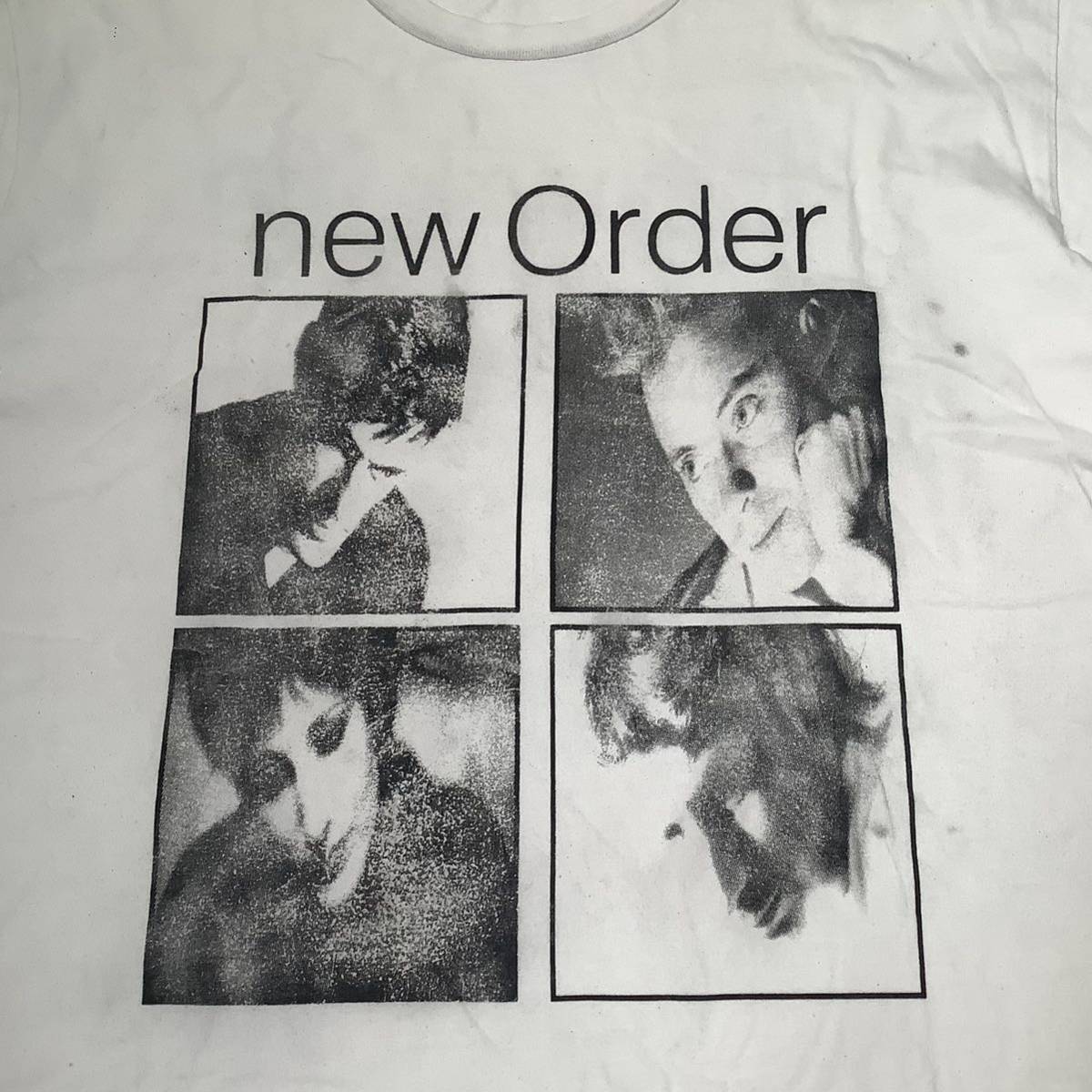 激レア! 1980s-90s New Order Low Life Spring Tour ヴィンテージ Tシャツ 英国 ロック_画像3