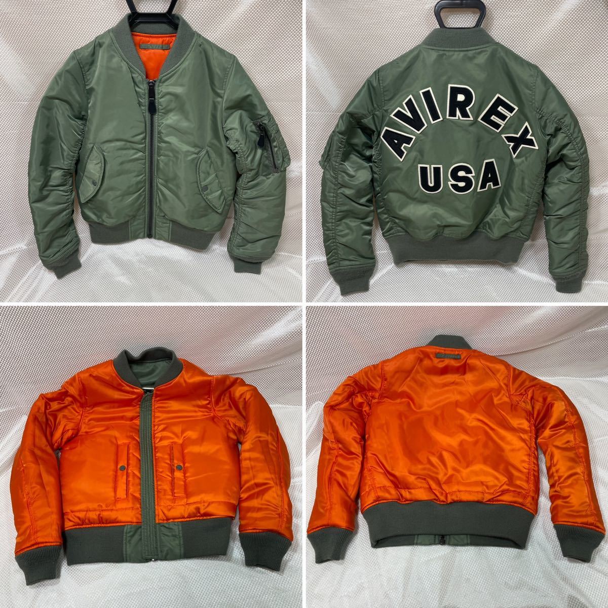 超美品・着用数回のみ】AVIREX MA-1 FLIGHT JACKET/アヴィレックス