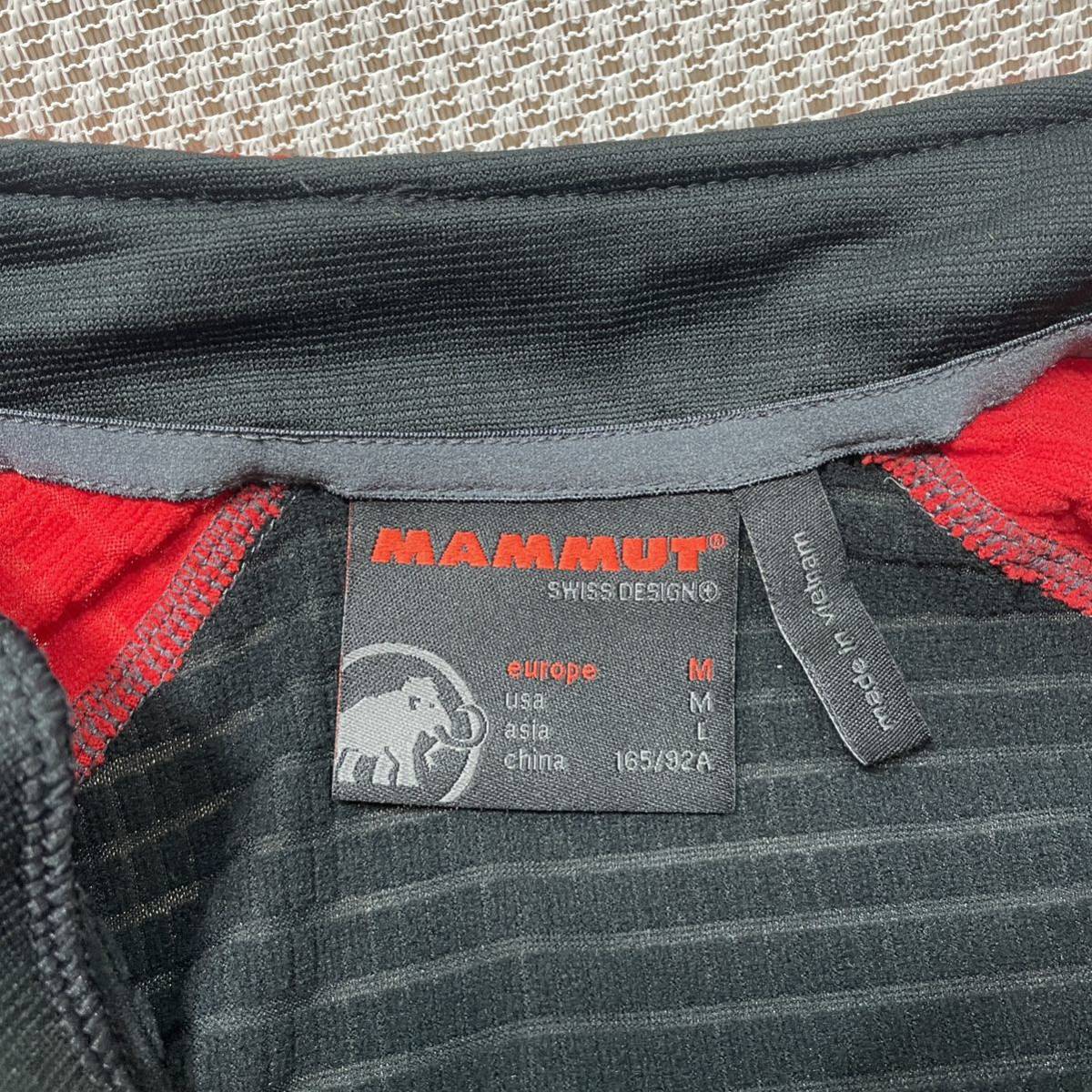 [ unused . close * half-price!]MUMMUT long sleeve half Zip inner * Mammut Pola Tec Powered lai pull over shirt *1041-06350*