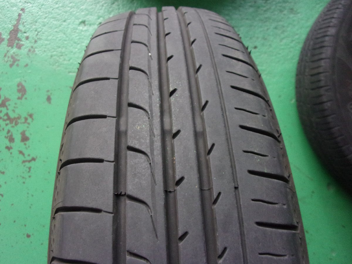 送料無料【Weds】RIZLEY/ブラポリ！軽自動車に☆4J×13+45　PCD100-4穴☆145/80Ｒ13　6～7分山☆税込[中古]_画像4