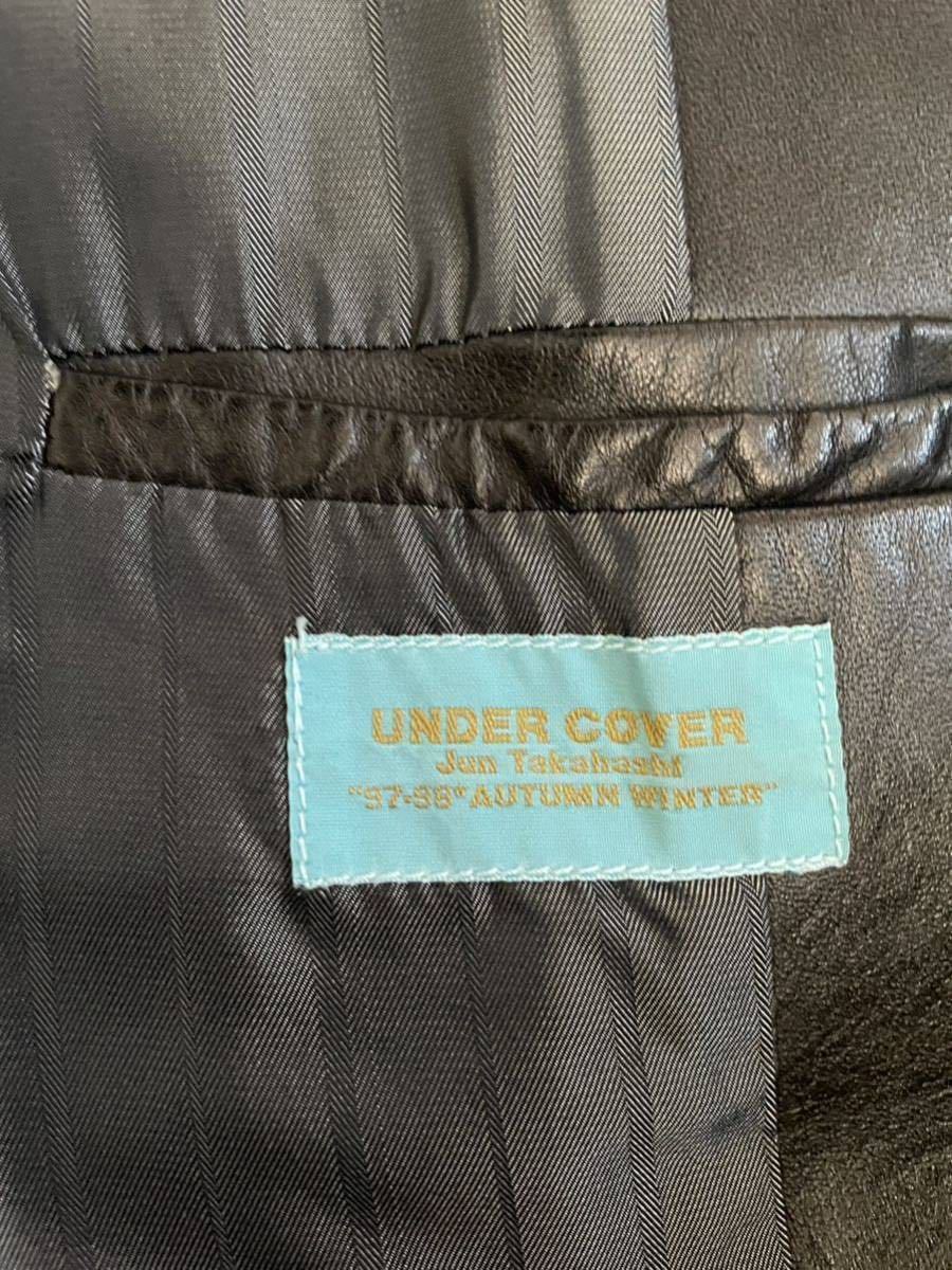 Yahoo!オークション - 97aw UNDERCOVER ブリーチ加工レザー