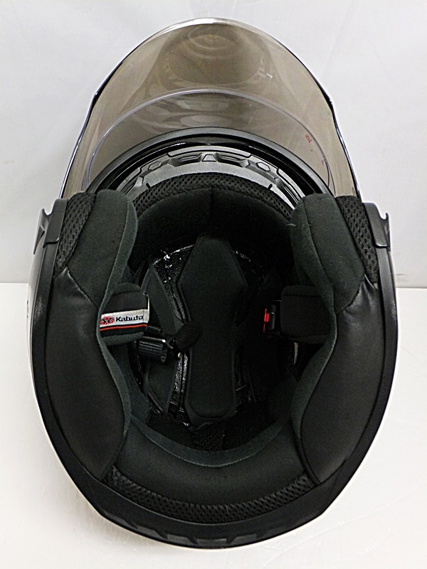 フルフェイスヘルメット OGK KABUTO EXCEED T8133:2015 サイズL(59～60cm未満) ’20年12月製 シールド付き オージーケーカブト エクシード_画像7