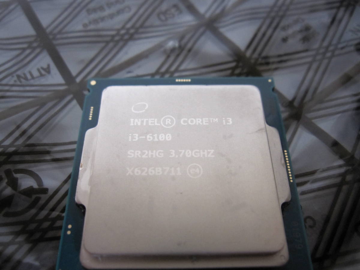 ★☆インテル CPU Intel i3-6100 第６世代CPU 中古 （動作品）☆★_画像1