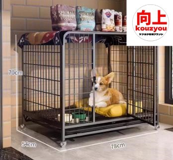 新製品の推奨事項、犬のケージ、屋内の中型犬用ケージ、トイレペットゴールデンレトリバー付き単層犬小屋_画像1