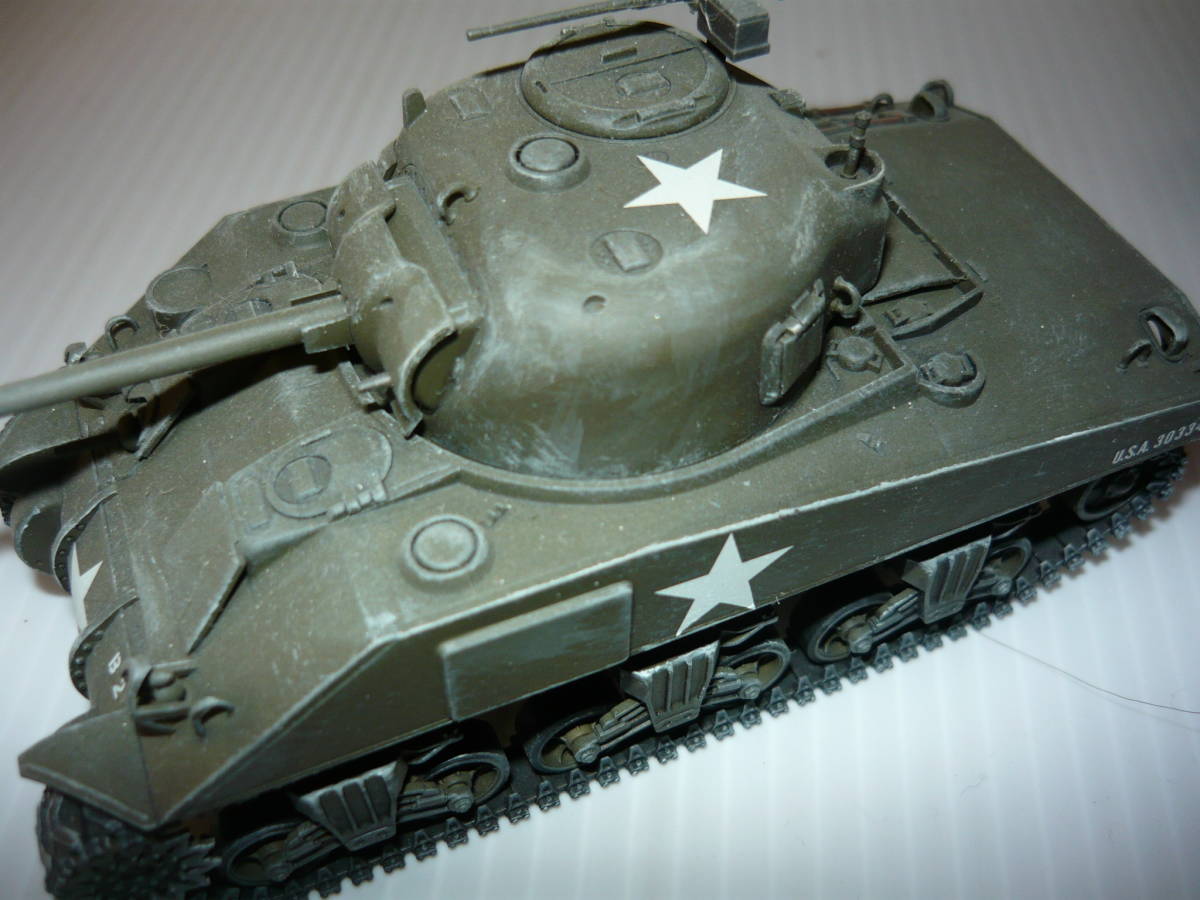  final product 1/48 America M4 car - man tank Tamiya kit 