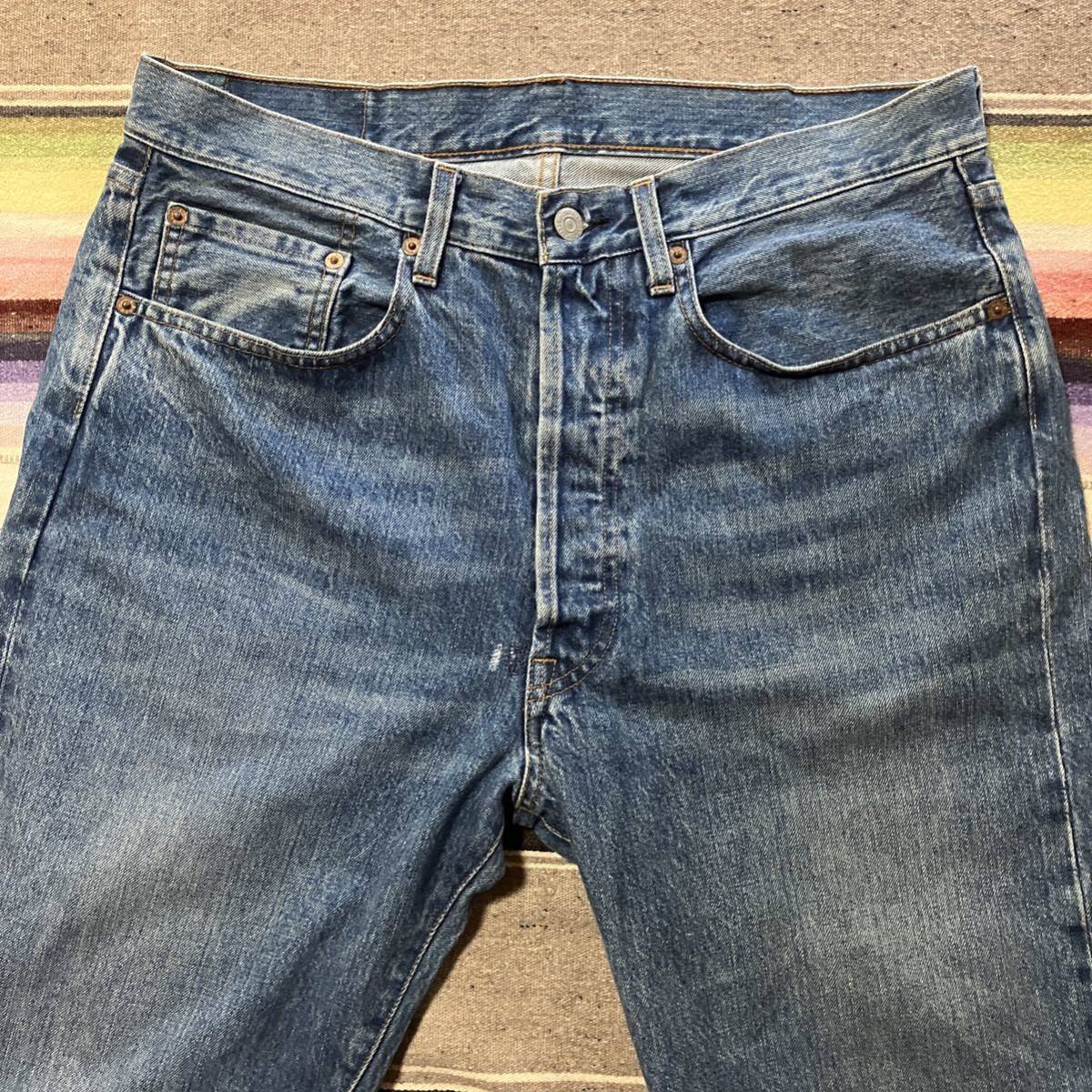 ◎送料無料◎LVC 66前期 vintage WASH加工☆Levi's 501リーバイス ヴィンテージ クロージング ダメージ セルビッチ 赤耳 復刻 レプリカ_画像3