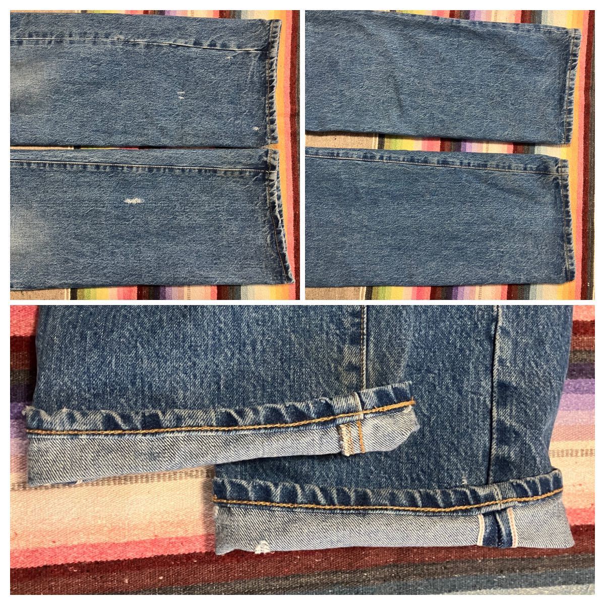 ◎送料無料◎LVC 66前期 vintage WASH加工☆Levi's 501リーバイス ヴィンテージ クロージング ダメージ セルビッチ 赤耳 復刻 レプリカ_画像10