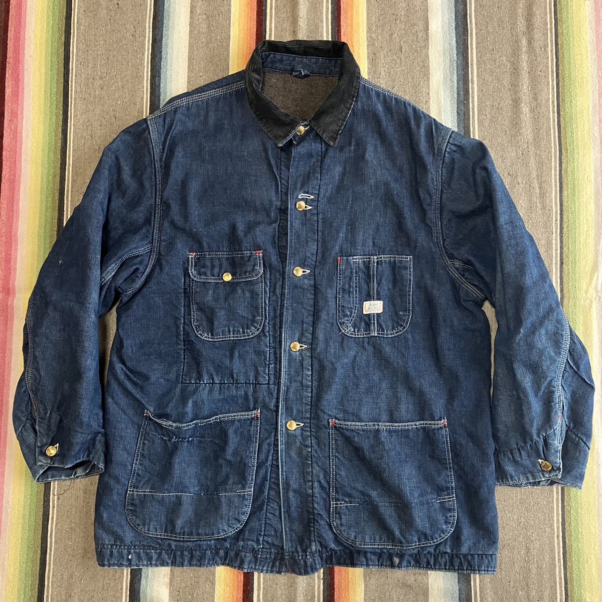 送料無料 雰囲気抜群50s~60s vintage Sears シアーズ デニム 送料無料 雰囲気抜群50s~60s vintage Sears シアーズ デニム