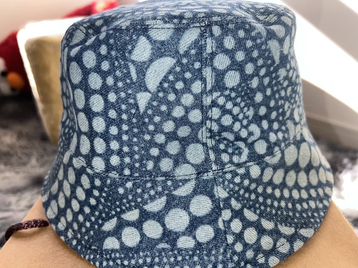 ルイヴィトンLOUIS VUITTON バケットハット・パンプキン 草間彌生 リバーシブル 帽子美品の画像3