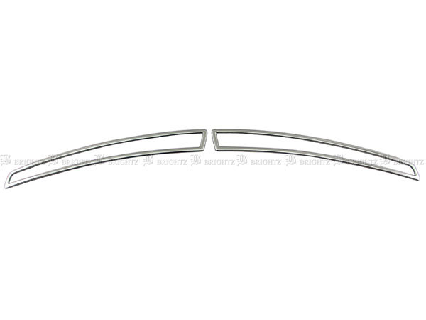  Porsche 911 991 stainless steel defroster ring 2PC satin silver air conditioner duct cover defogger -INT-MID-027