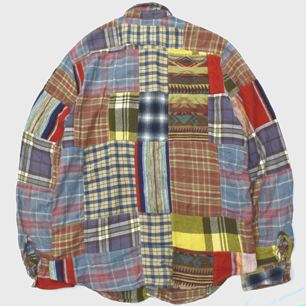 ラルフローレン デニム＆サプライ パッチワークシャツ size.XL Ralph Lauren denim&supply_画像3
