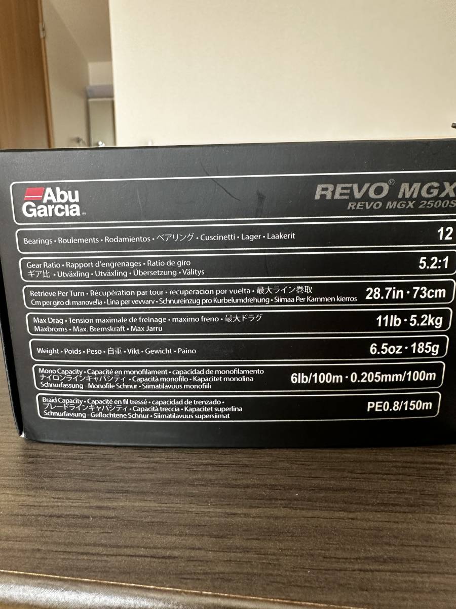 REVO MGX 2500S アブガルシア レボ 2500S ABU 未使用 カーディナル_画像7